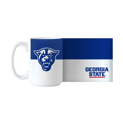 Georgia State 15oz Colorblock Sublimated Mug