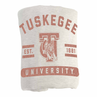 Tuskegee Oatmeal Sweatshirt Blanket - Logo Brands