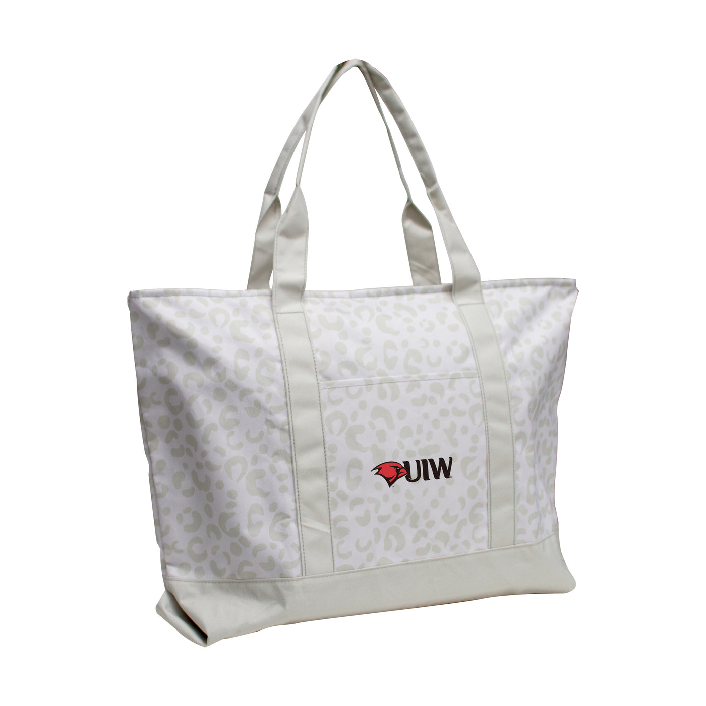 Incarnate Word Leopard Pattern Tote