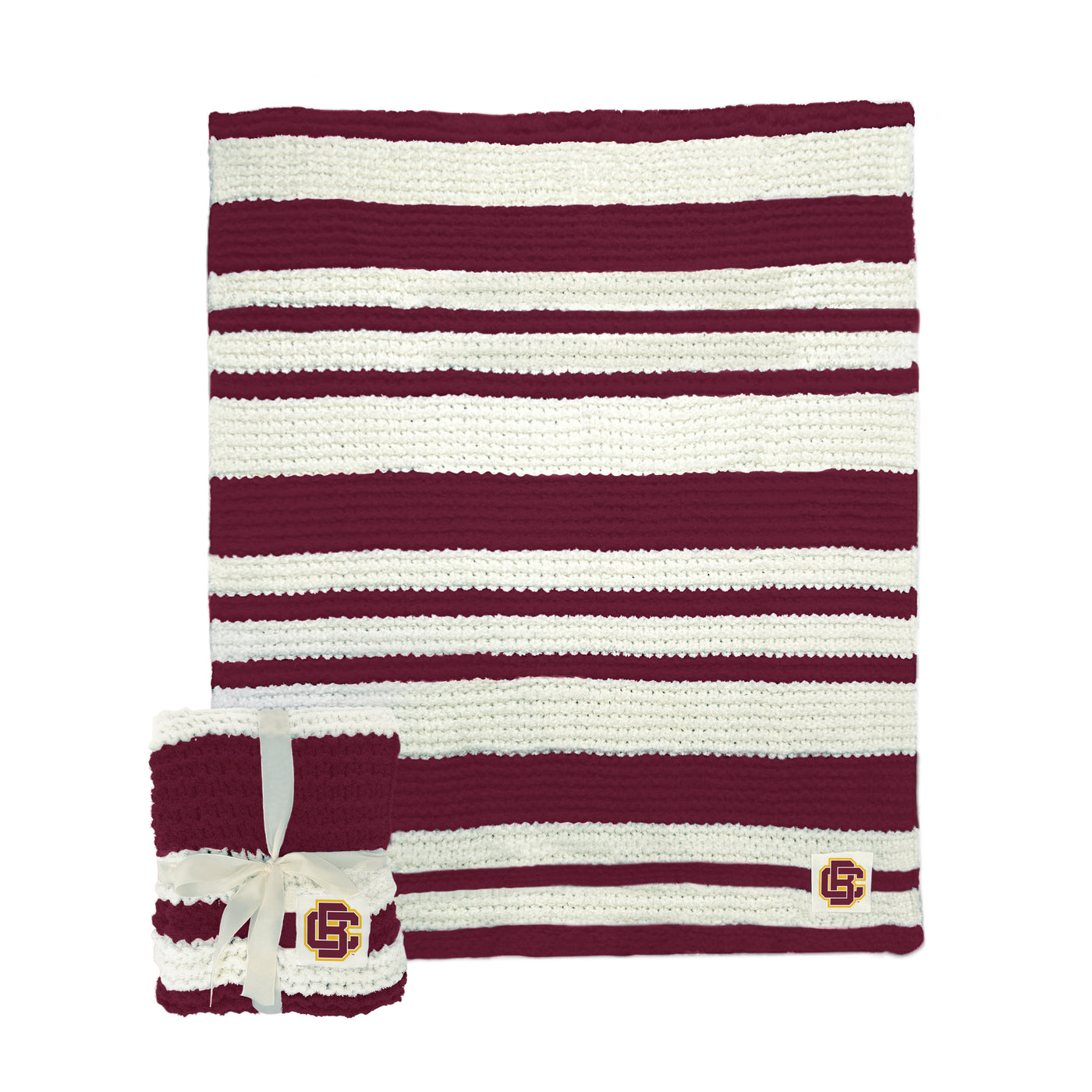 Bethune-Cookman Cable Knit Throw 50x60