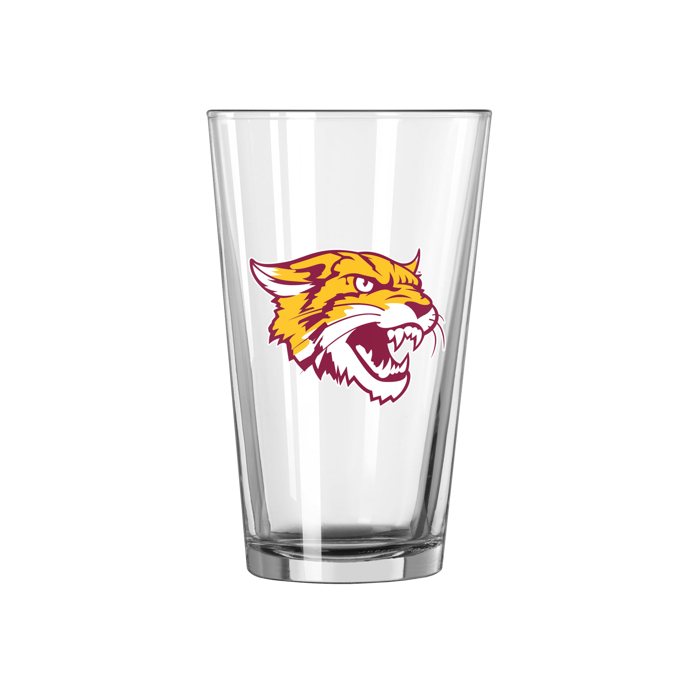 Bethune-Cookman 16oz Stripe Pint Glass