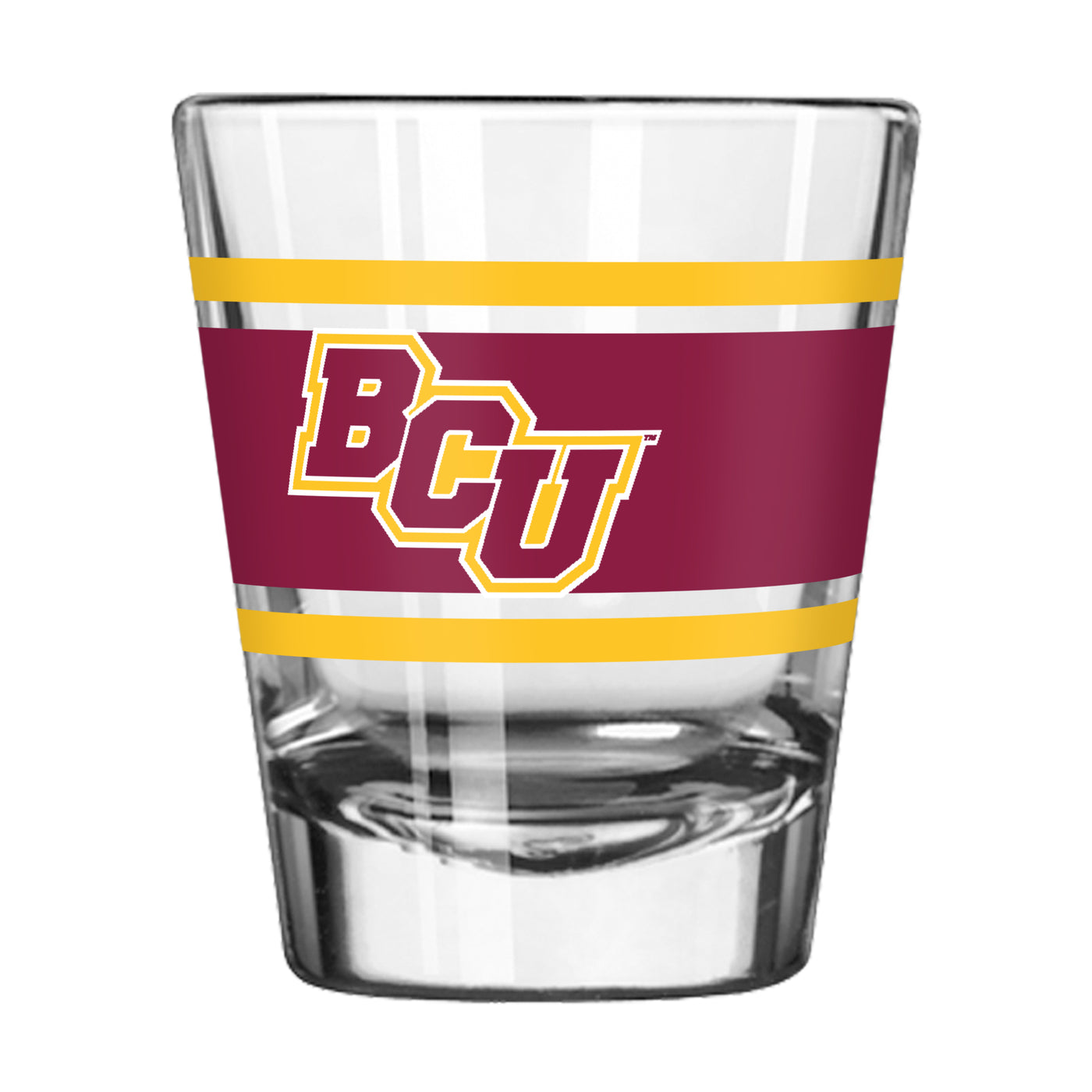Bethune-Cookman 2oz Stripe Shot Glass