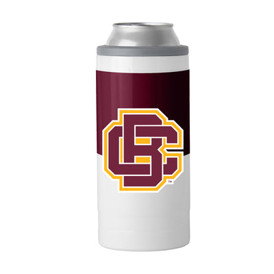 Bethune-Cookman Colorblock 12oz Slim Can Coolie - Logo Brands