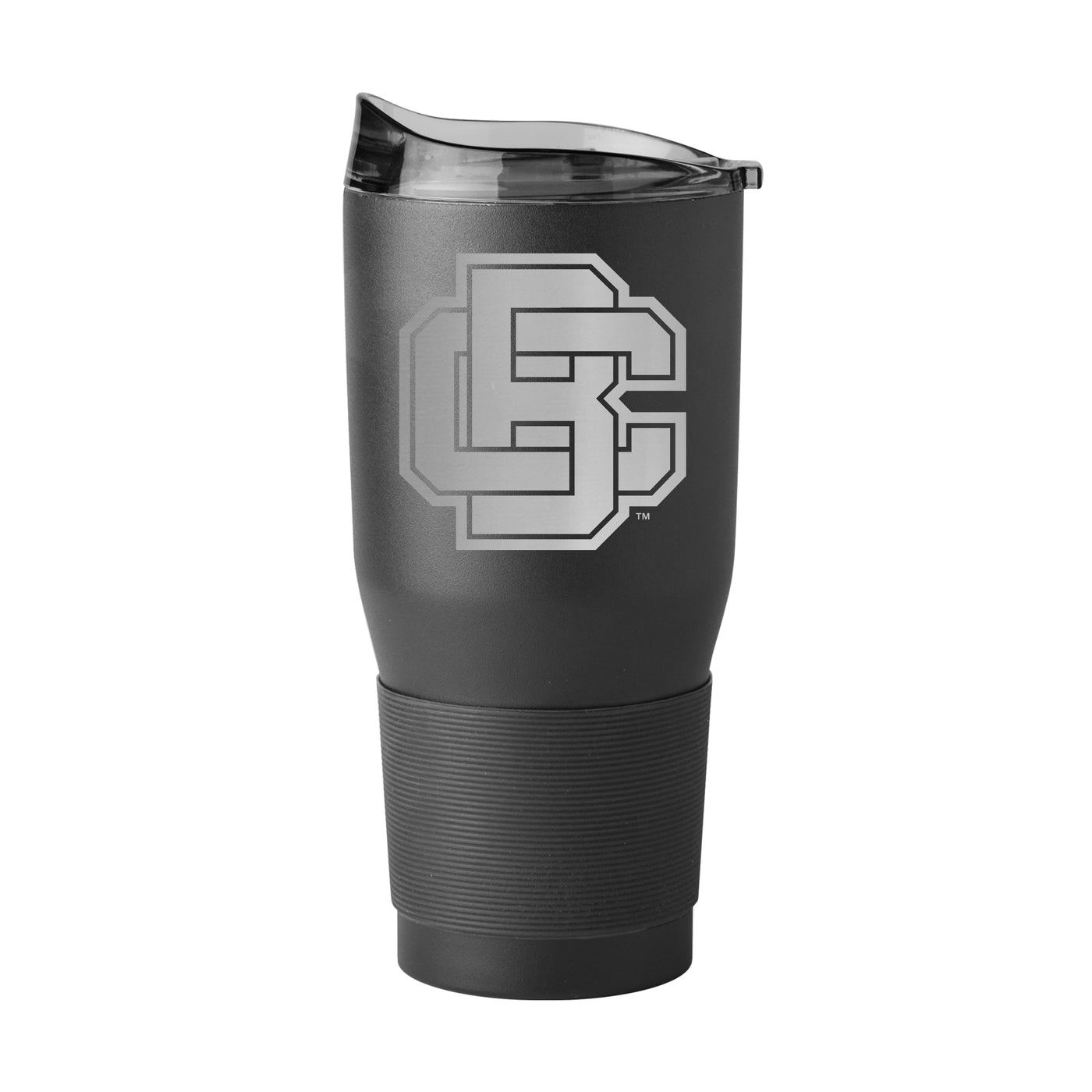 Bethune-Cookman GunMetal 30oz Black Powder Coat Tumbler
