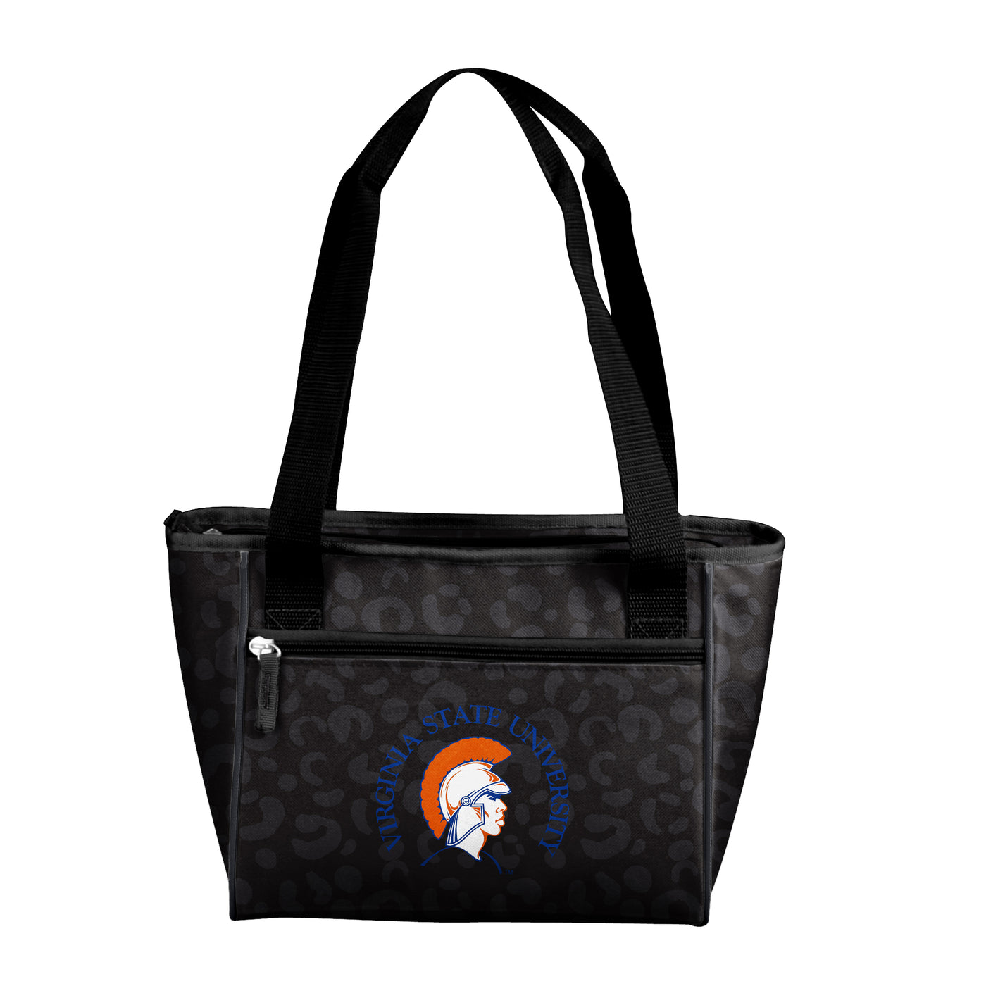 Virginia State Leopard Print 16 Can Cooler Tote