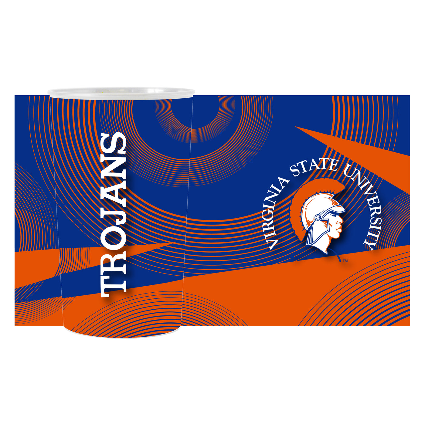 Virginia State Geometric Hardwall Cup 4 Pack