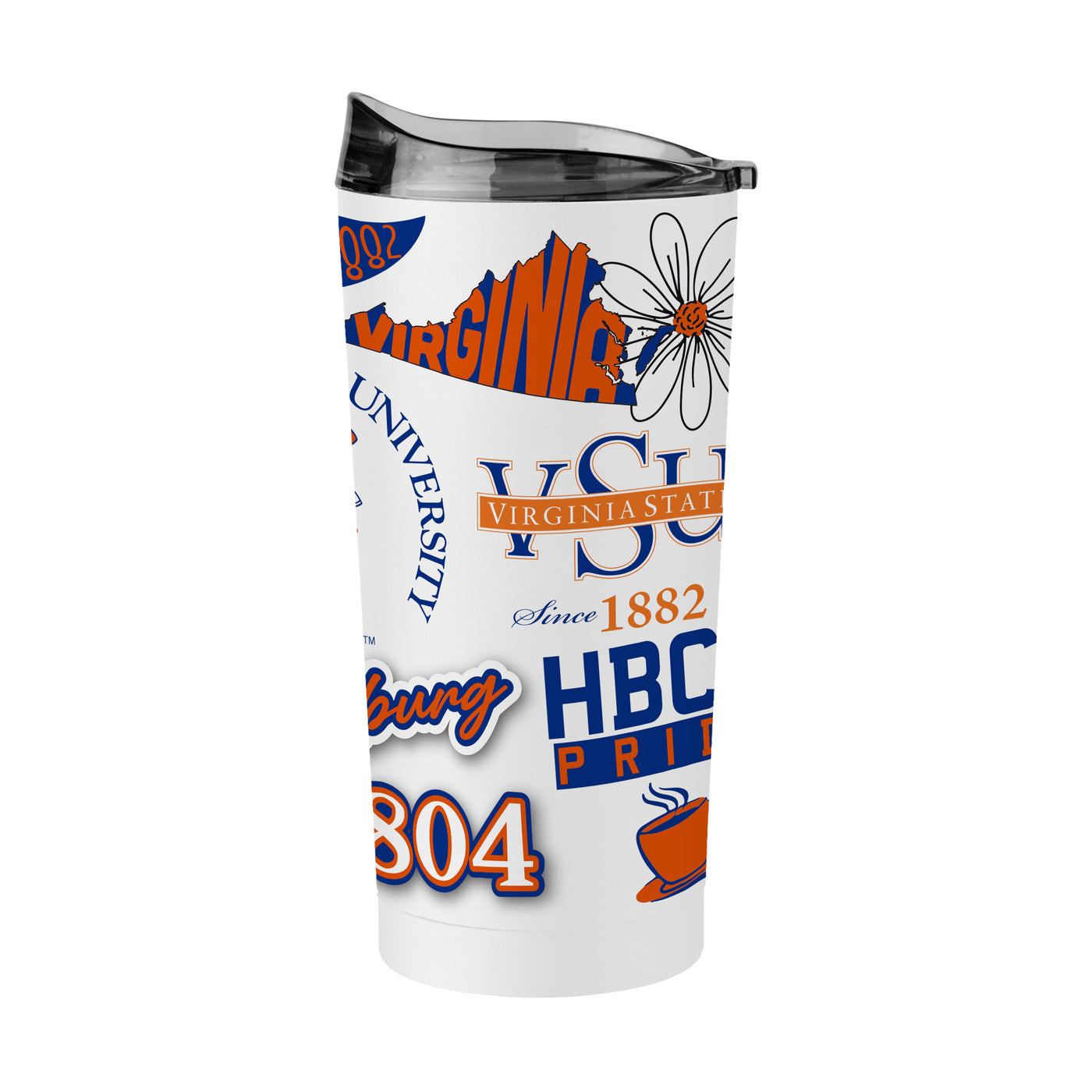 Virginia State 20oz Native Powder Coat Tumbler