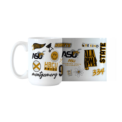Alabama State 15oz Native Sublimated Mug