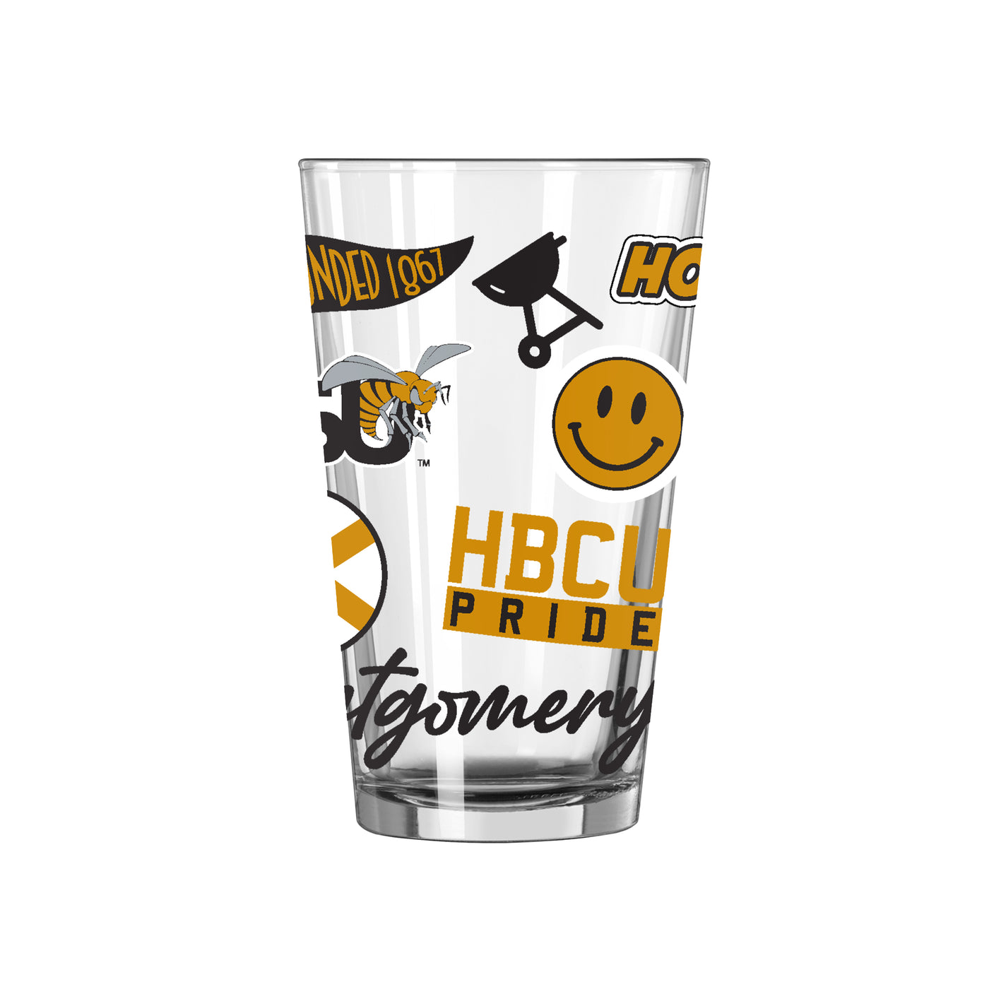 Alabama State 16oz Native Pint Glass
