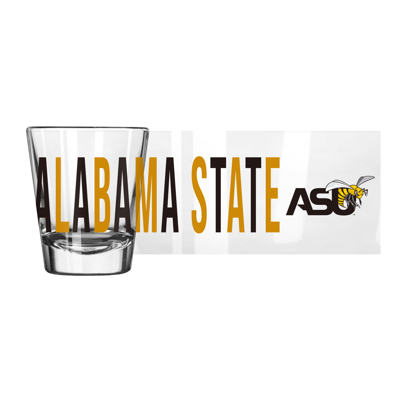 Alabama State 2oz Overtime Shot Glass