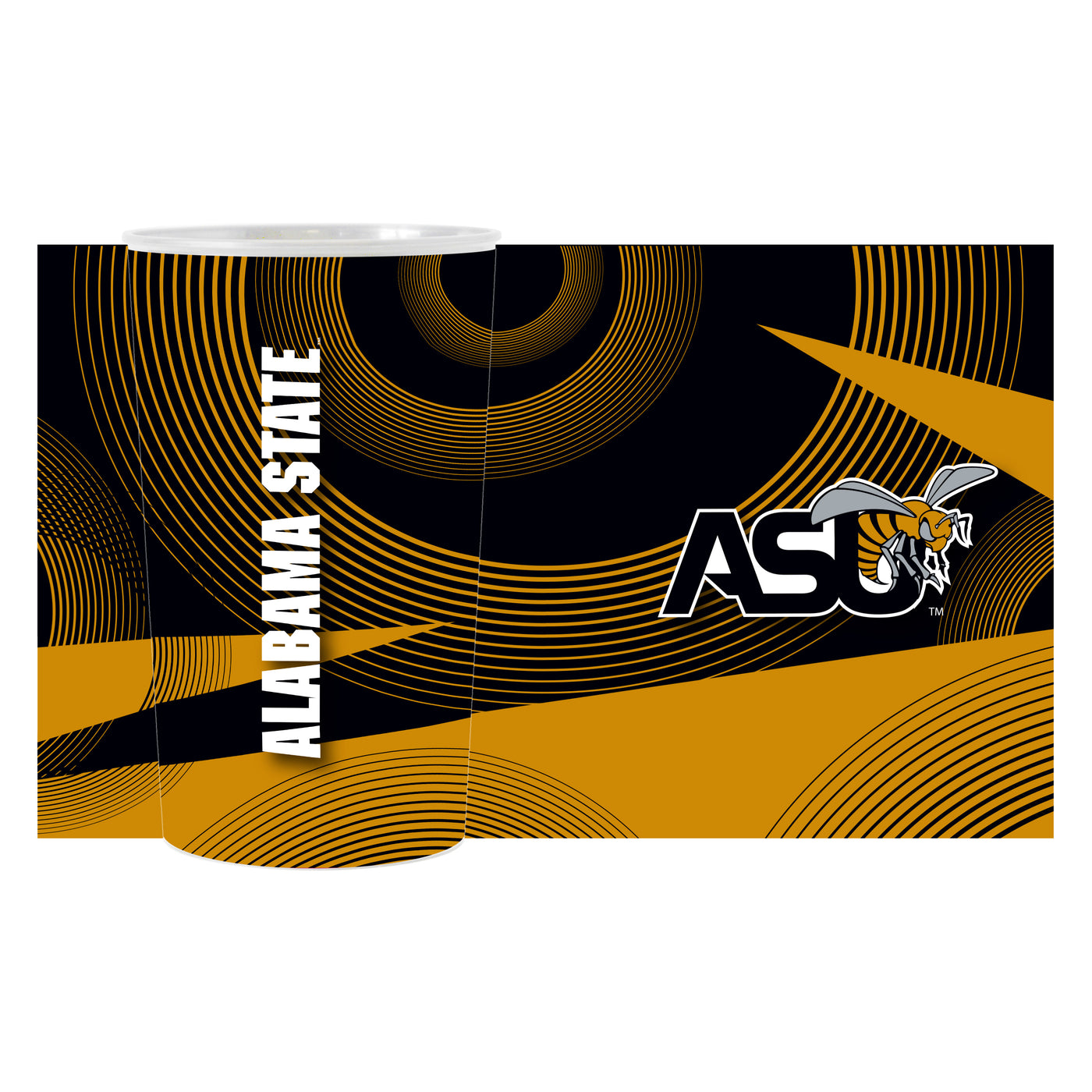 AL State Geo Pattern 4-Pack Hardwall Cup