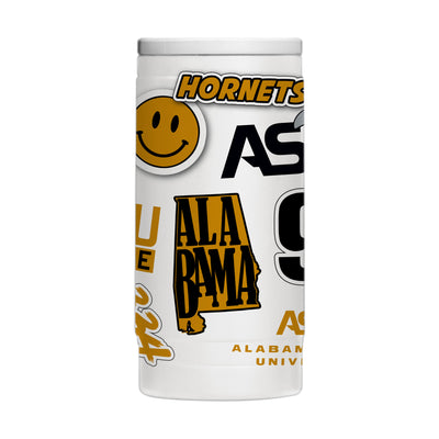Alabama State 12oz Native Powdercoat SlimCan Coolie