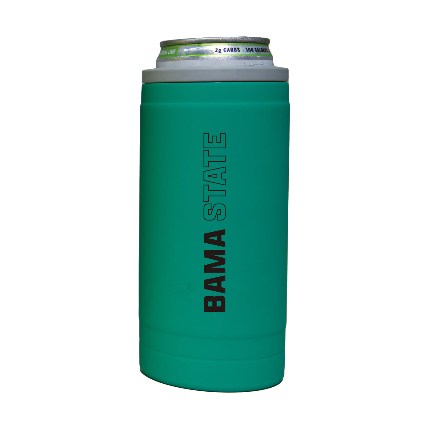 Alabama State 12oz Optic Stacked Soft Touch Slim Coolie