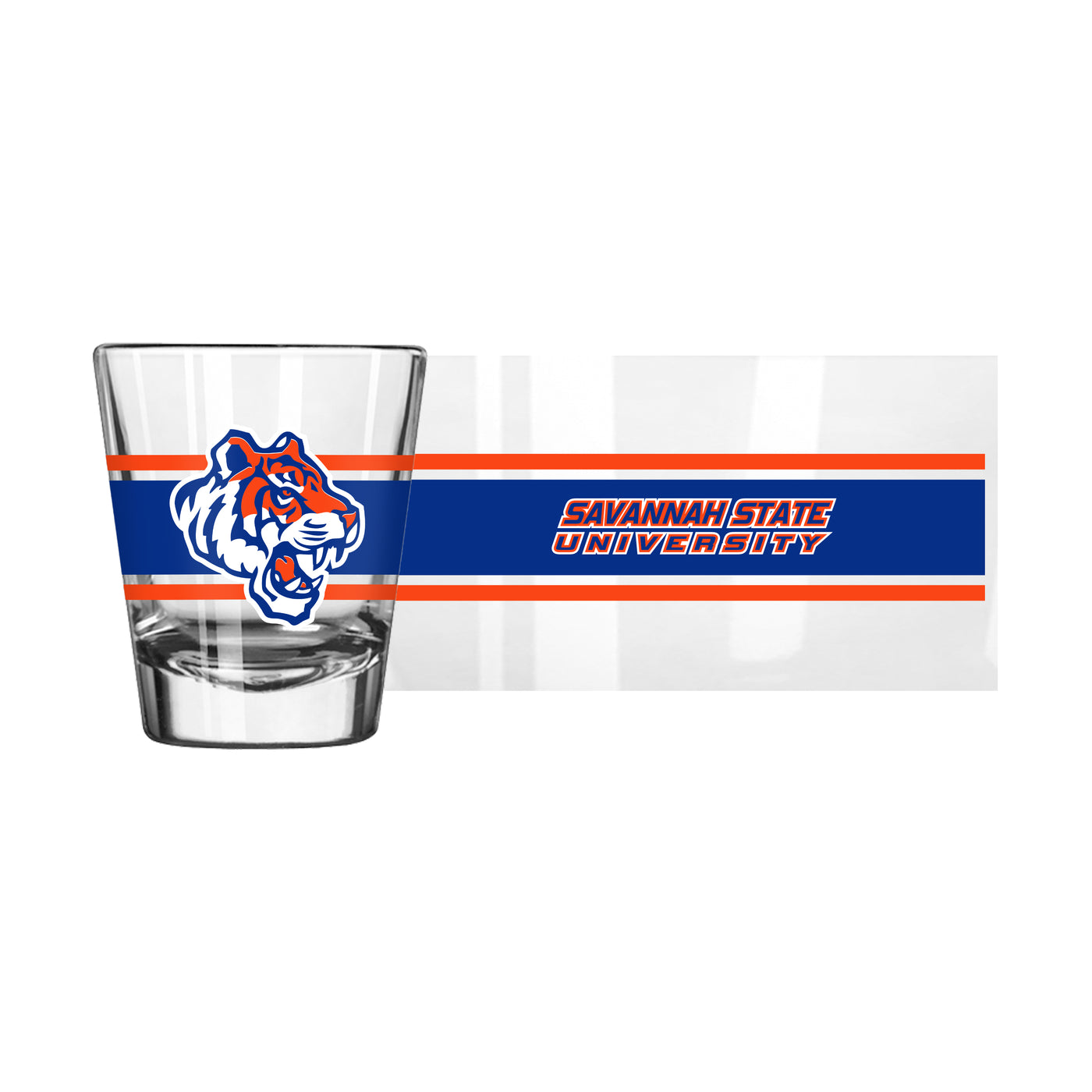 Savannah State 2oz Stripe Shot Glass
