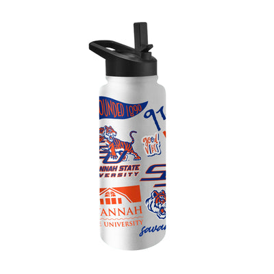 Savannah State 34oz Native Quencher Bottle - Logo Brands