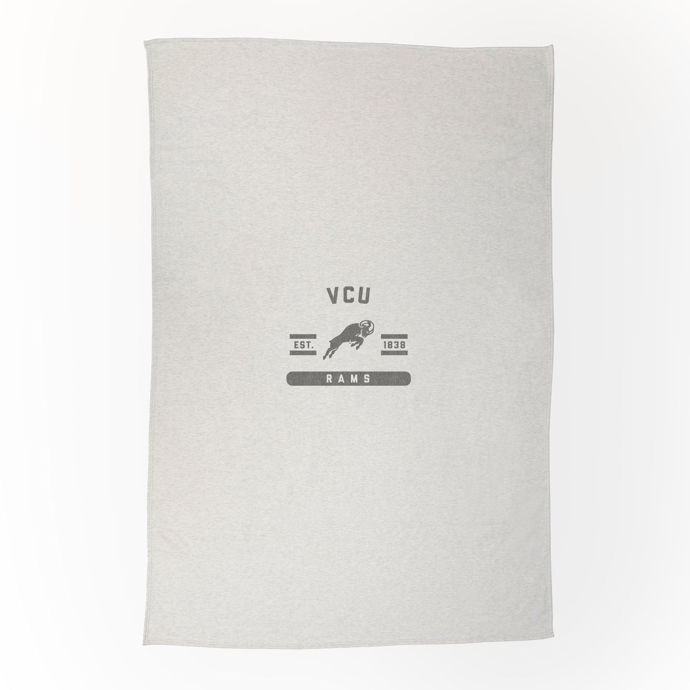 Virginia Commonwealth Oatmeal Sweatshirt Blanket