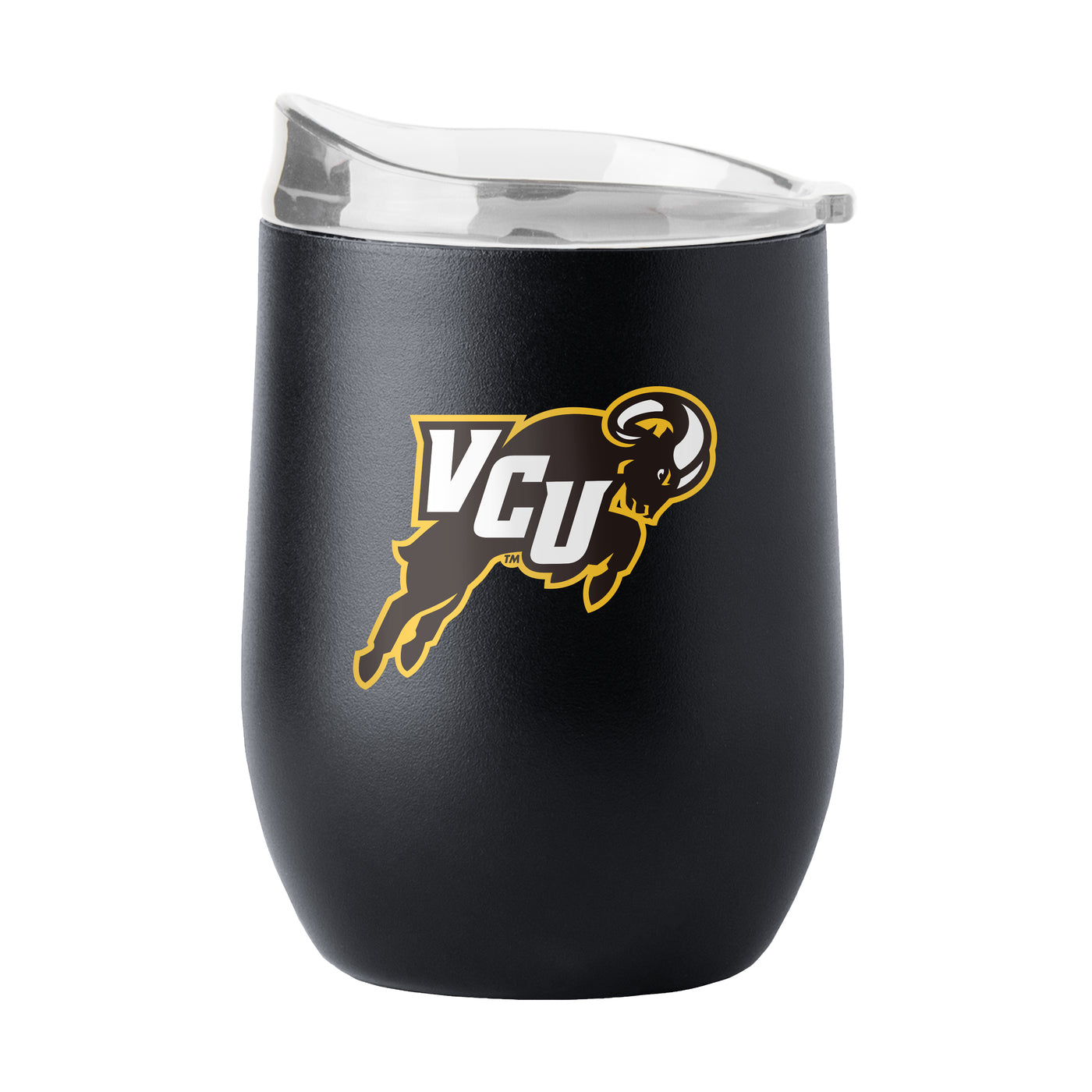 Virginia Commonwealth 16oz Flipside Powder Coat Curved Bev