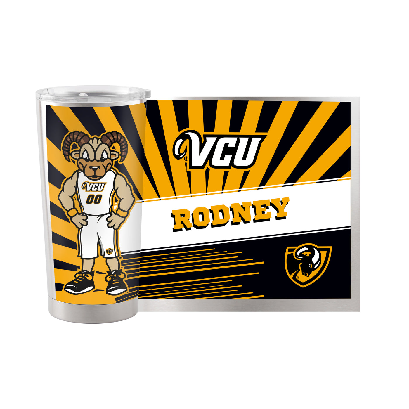 Virginia Commonwealth 20oz Mascot Stainless Tumbler