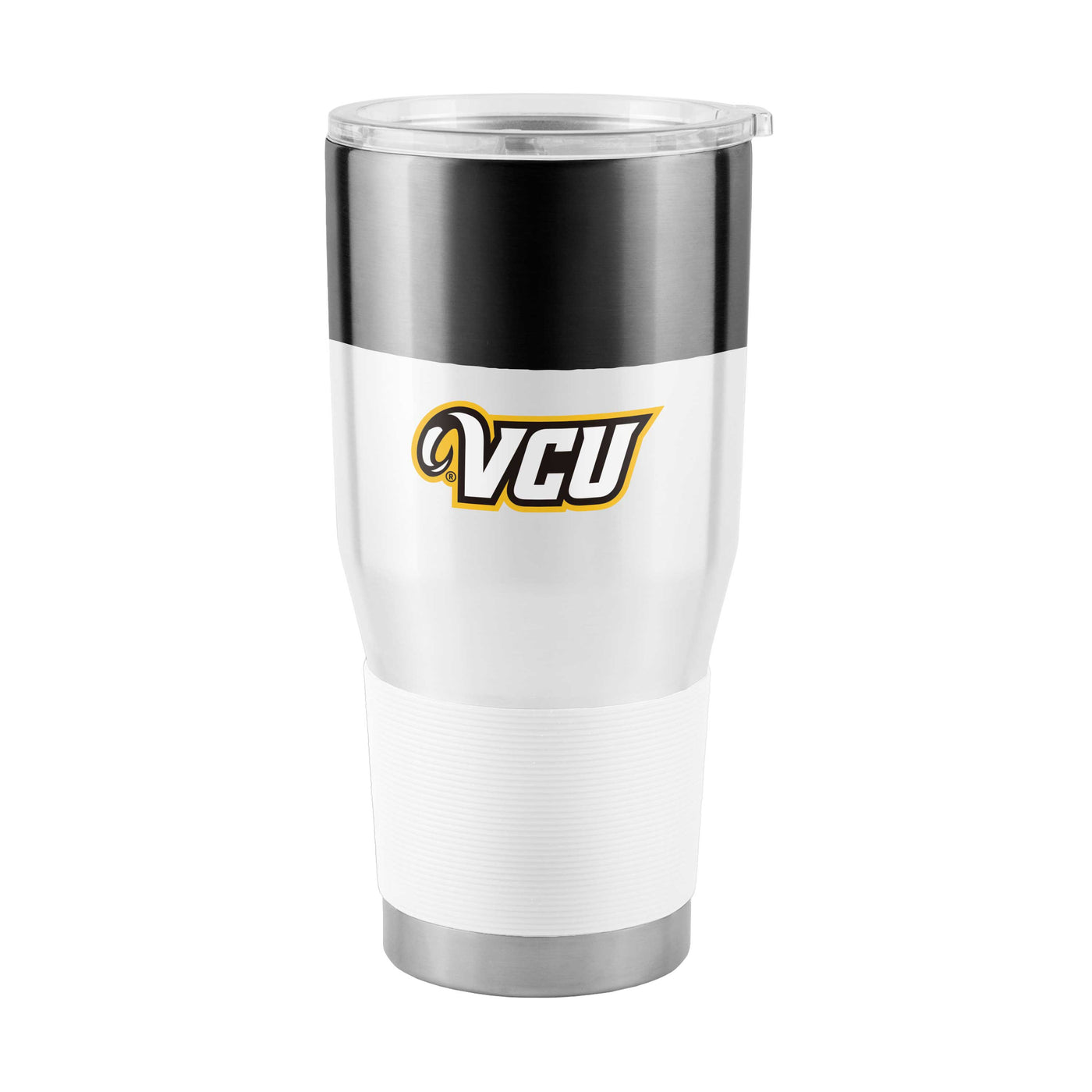 Virginia Commonwealth 30oz Colorblock Stainless Steel Tumbler - Logo Brands
