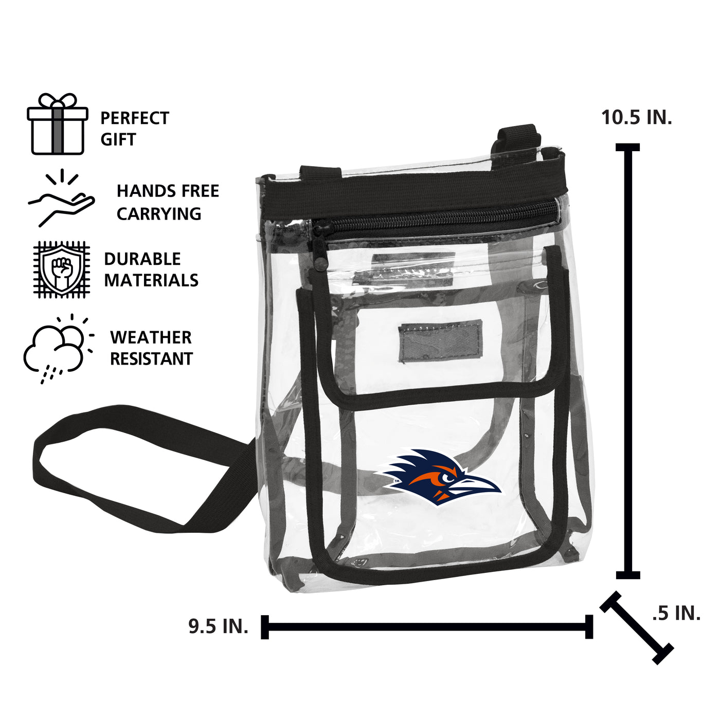Texas - San Antonio Gameday Clear Crossbody - Logo Brands