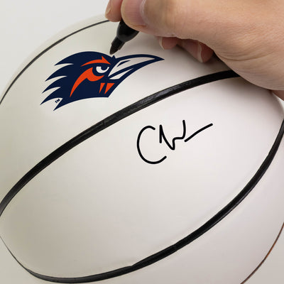 Texas - San Antonio Mini Size Autograph Basketball