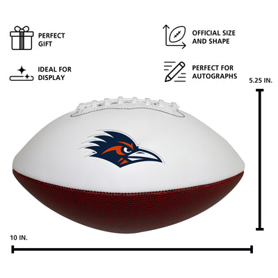 Texas - San Antonio Repeating Mini-Size Rubber Football - Logo Brands