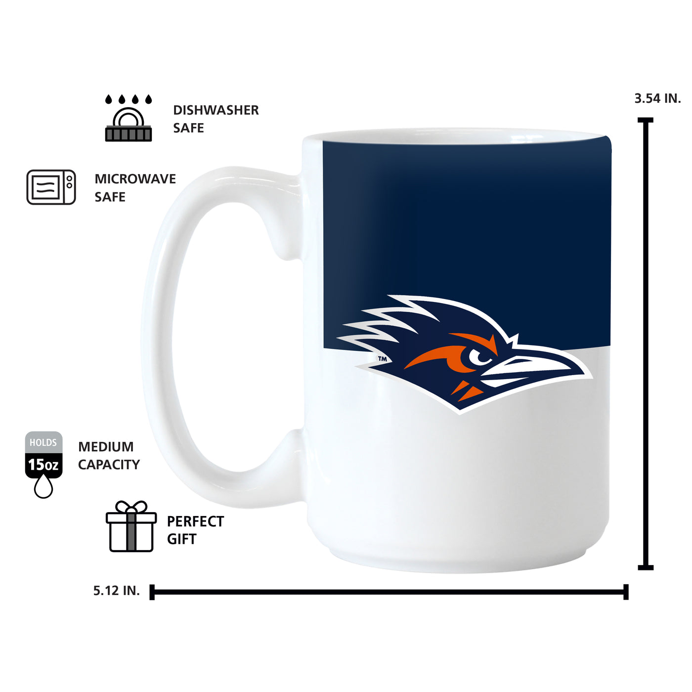 Texas - San Antonio 15oz Colorblock Sublimated Mug