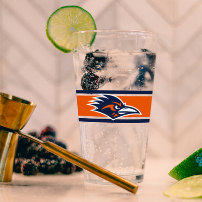 Texas - San Antonio 16oz Stripe Pint Glass - Logo Brands