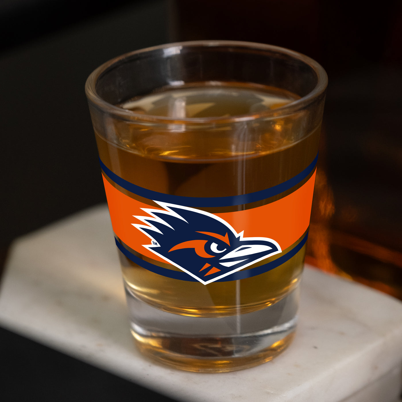Texas - San Antonio 2oz Stripe Shot Glass - Logo Brands