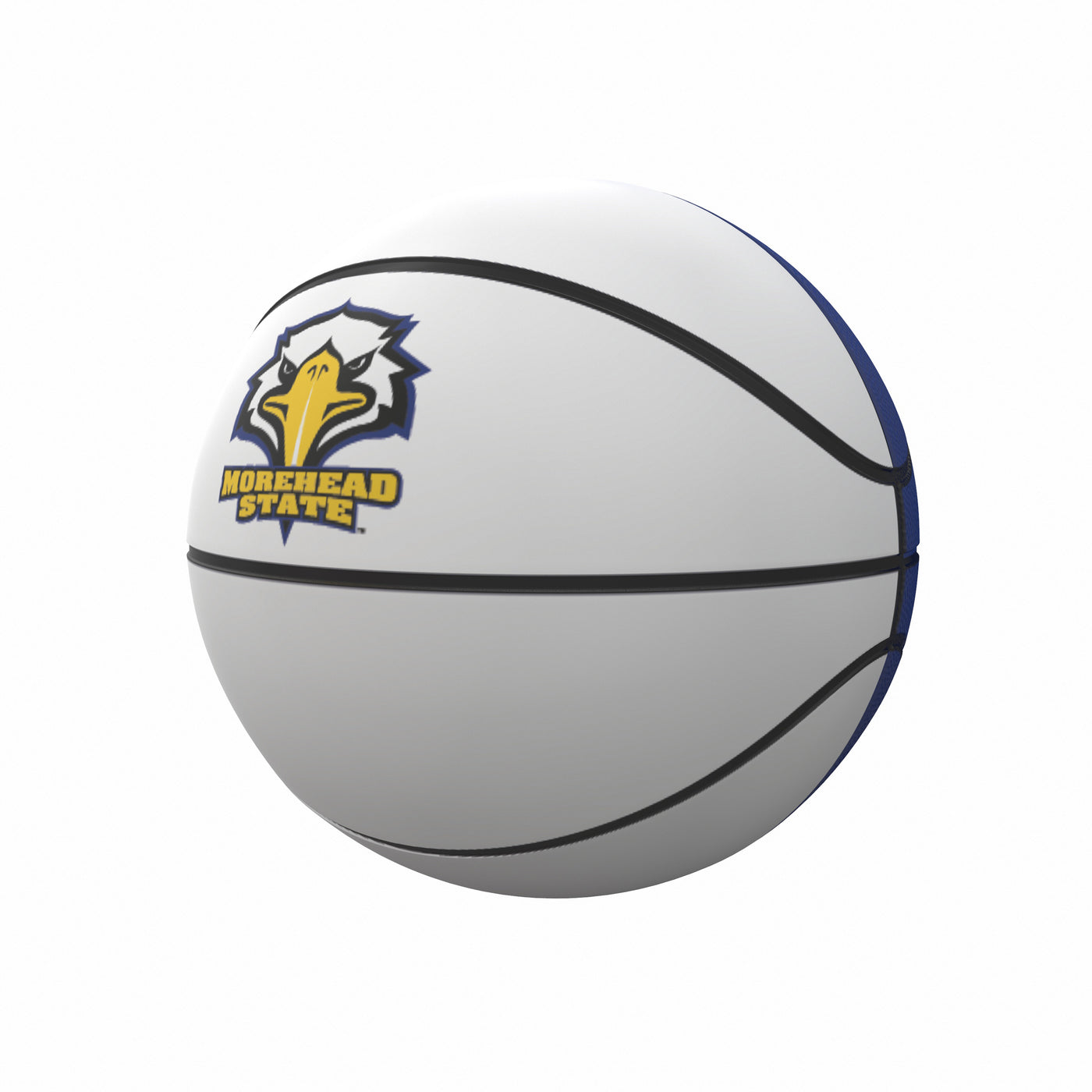 Morehead State Composite Brown Mini Size Autograph Basketball f/ Primary Logo
