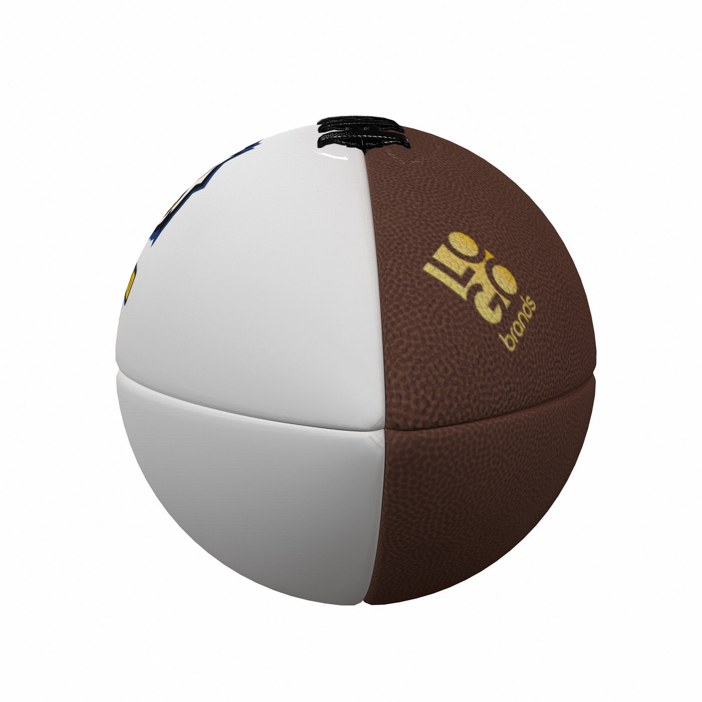 Morehead State Composite Brown Full Size Autograph Football f/ Primary Logo