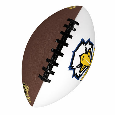 Morehead State Composite Brown Full Size Autograph Football f/ Primary Logo