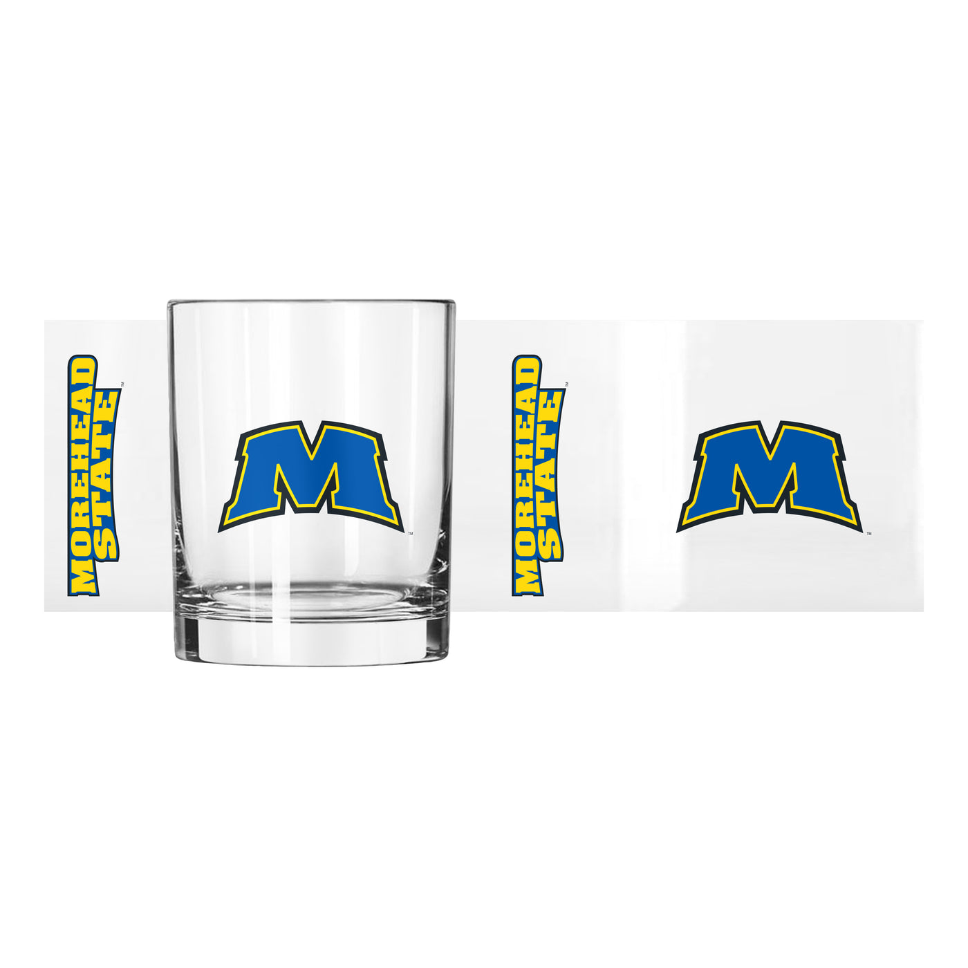 Morehead State 14oz Gameday Rocks Glass