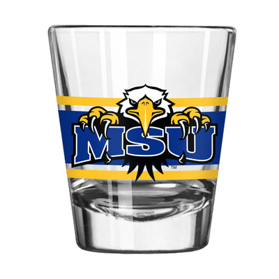 Morehead State 2oz Stripe Shot Glass