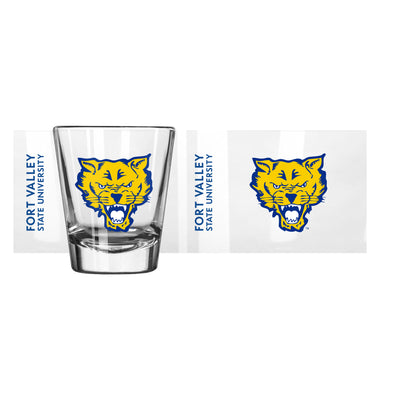 Fort Valley State 2oz Gameday Shot Glass - Logo Brands