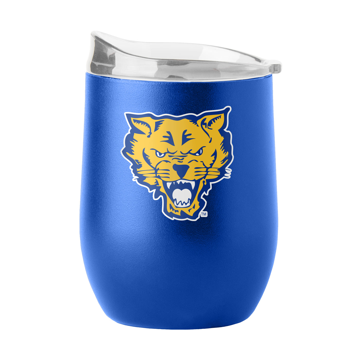 Fort Valley State 16oz Gameday Powder Coat Curved Bev
