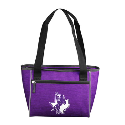 Tarleton Sttate Texans Crosshatch 16 Can Cooler Tote - Logo Brands