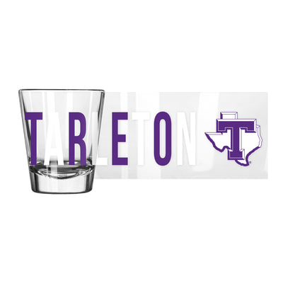 Tarleton State 2oz Overtime Shot Glass