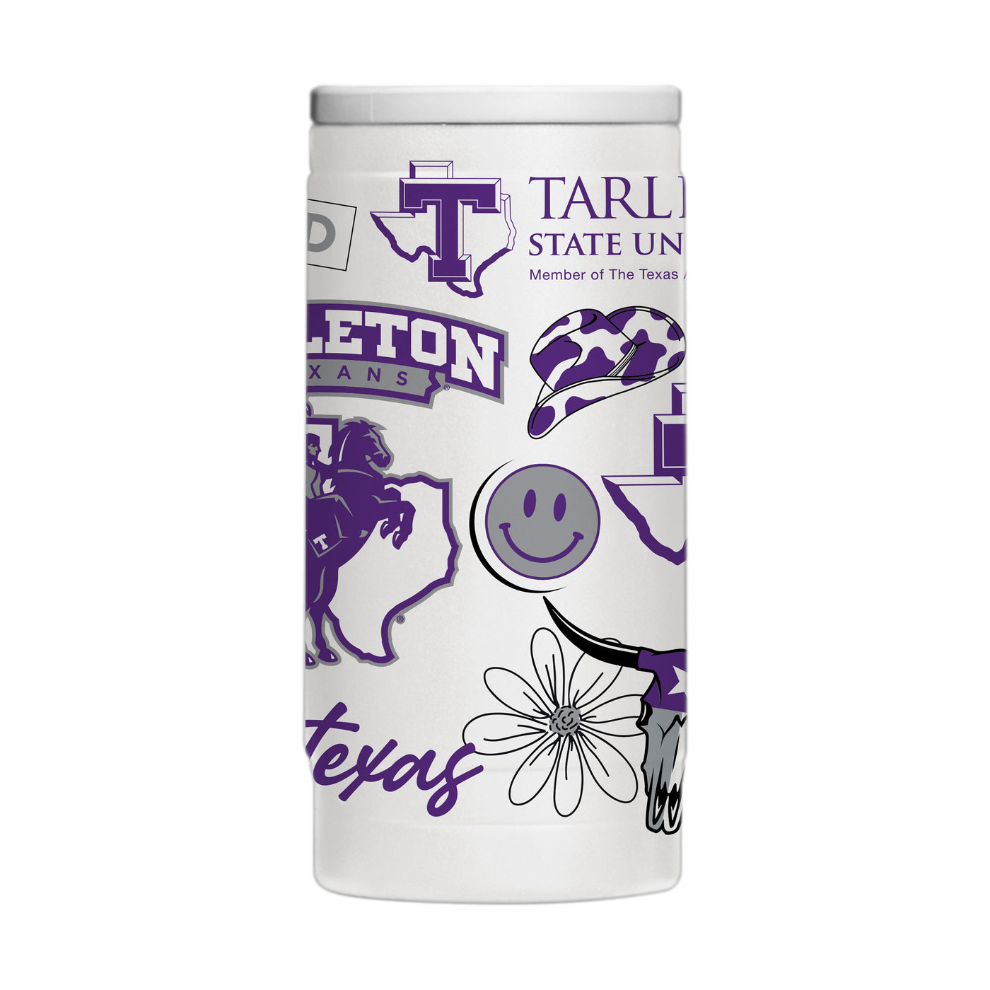 Tareleton State 12oz Native Powdercoat SlimCan Coolie