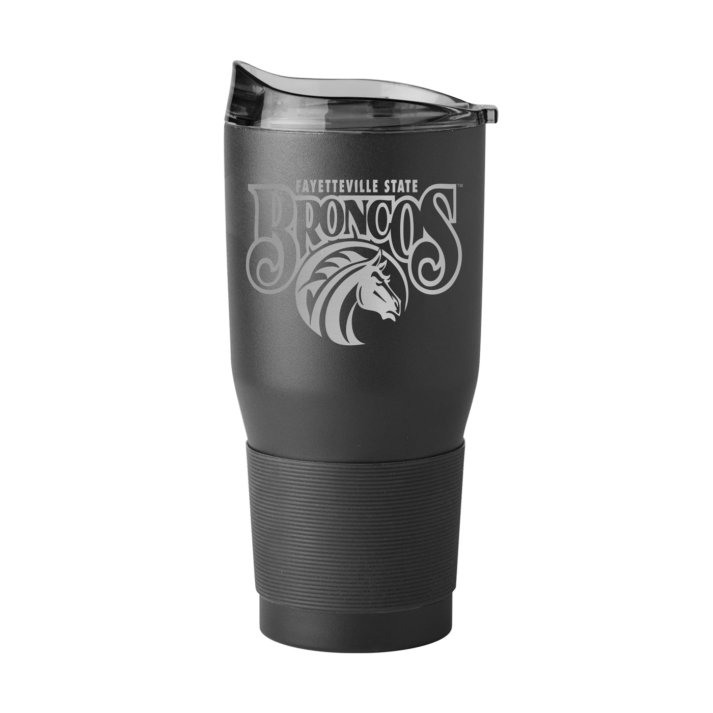 Fayetteville State GunMetal 30oz Black Powder Coat Tumbler