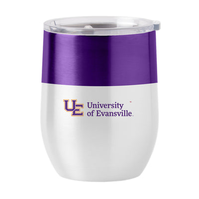 Evansville 16oz Colorblock Stainless Curved Beverage