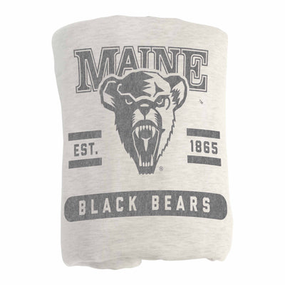 Maine Sublimated Sweatshirt Blanket
