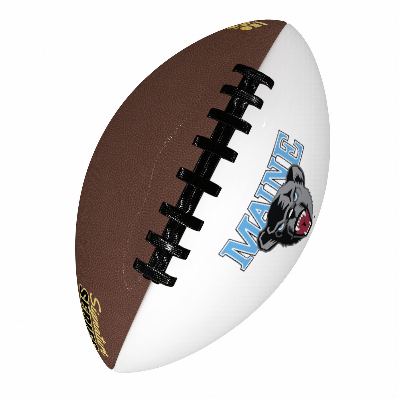 Maine Mini-Size Autograph Football