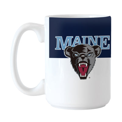 Maine 15oz Colorblock Sublimated Mug - Logo Brands