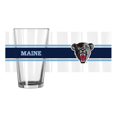 Maine 16oz Stripe Pint Glass