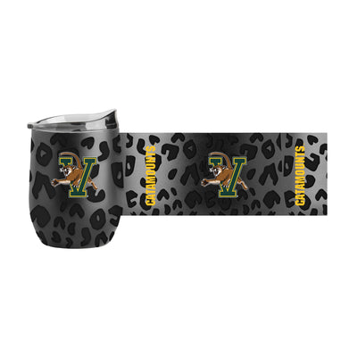 Vermont Leopard 16oz Black Powdercoat Curved Beverage