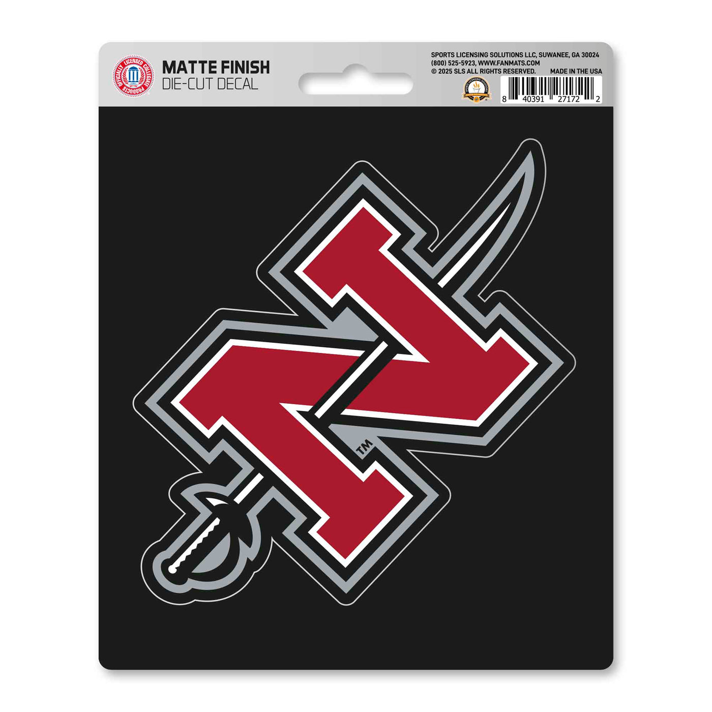Nicholls State University Matte Decal