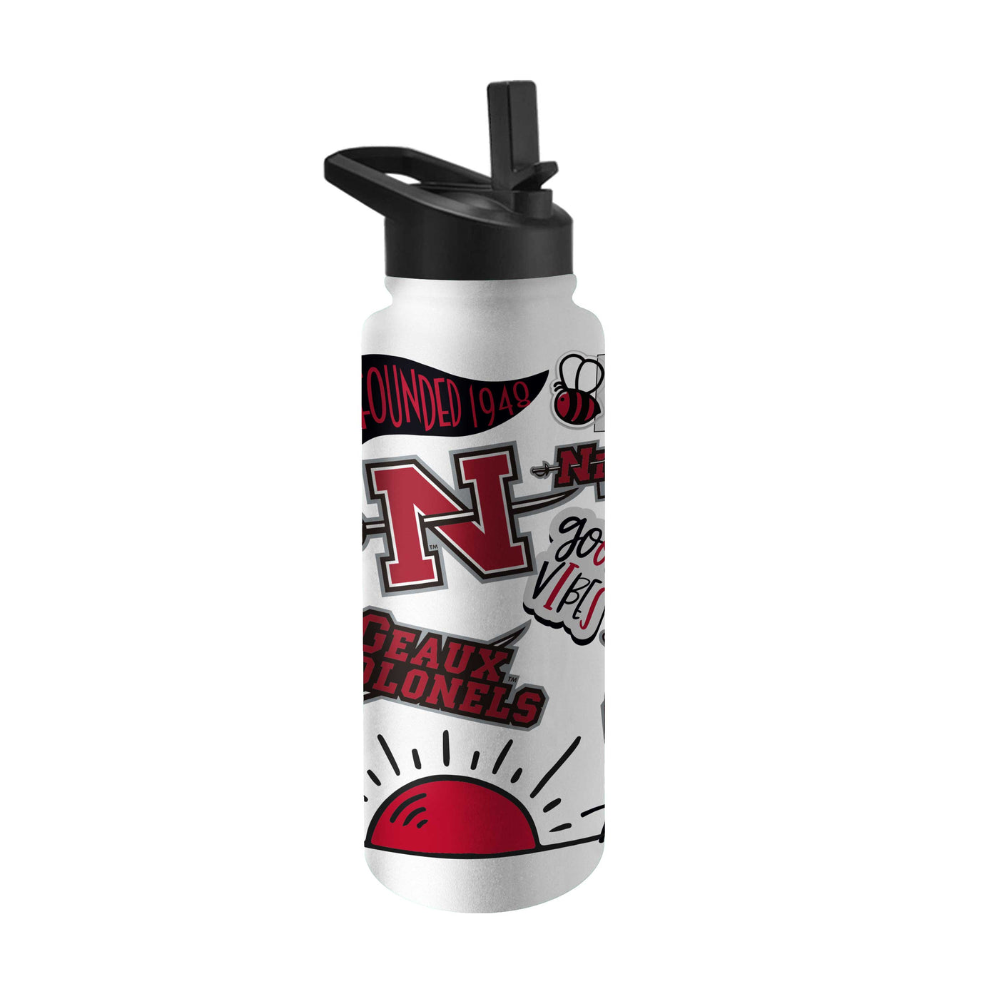 Nicholls State 34oz Native Quencher Bottle