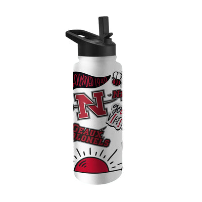 Nicholls State 34oz Native Quencher Bottle