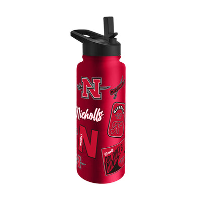 Nicholls State 34oz Dreamweave Quencher Bottle